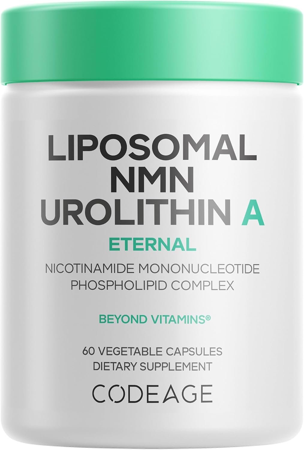 Codeage Liposomal NMN + Urolithin A, 60 Capsules