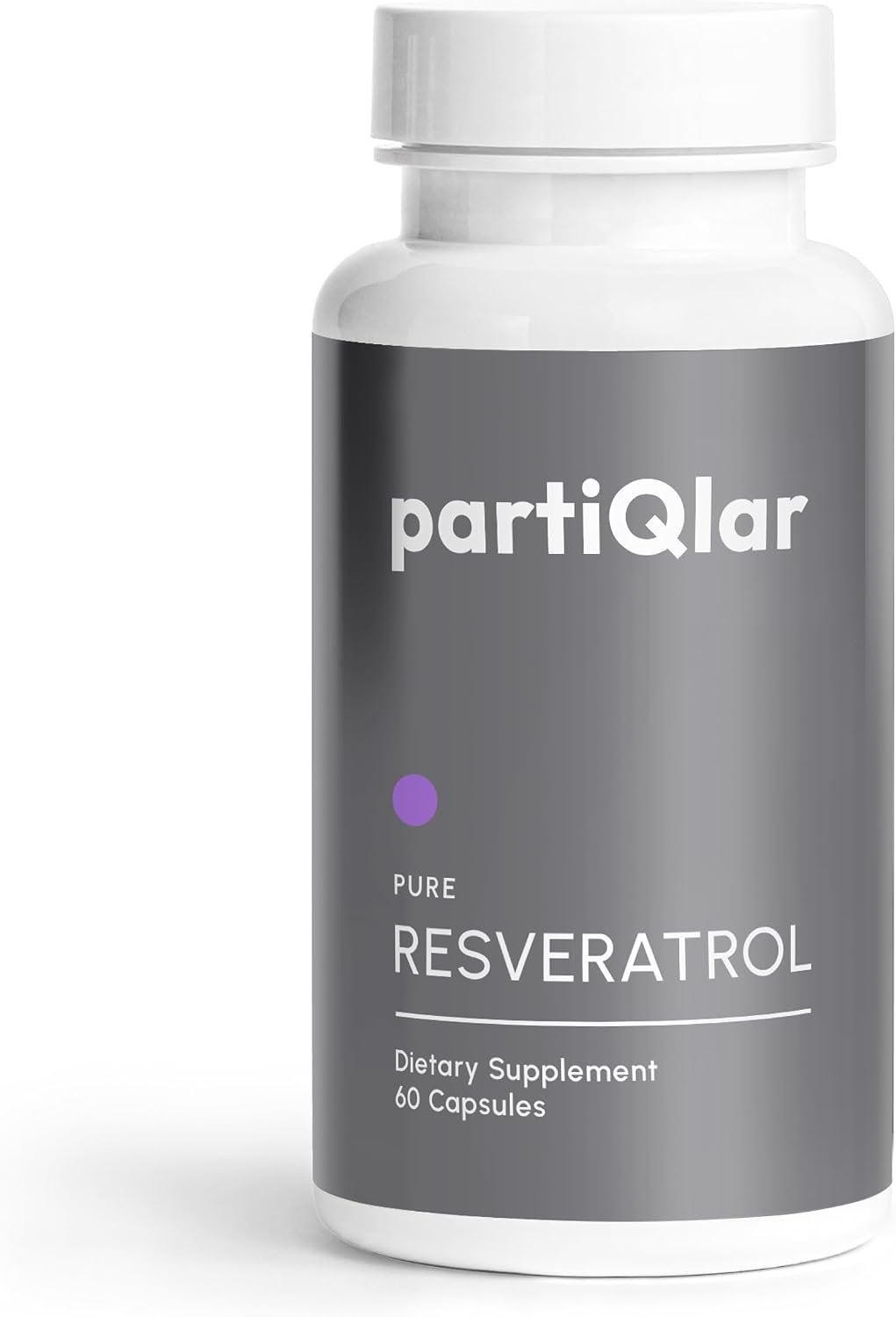 partiQlar Trans-Resveratrol 500mg Complex – Cellular Longevity, 60 Caps