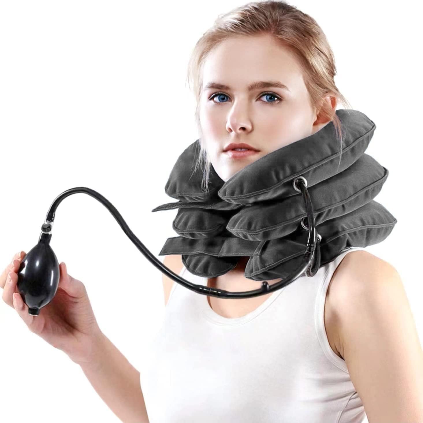 Pogcay Neck Stretcher, Cervical Traction Device for Neck Pain Relief
