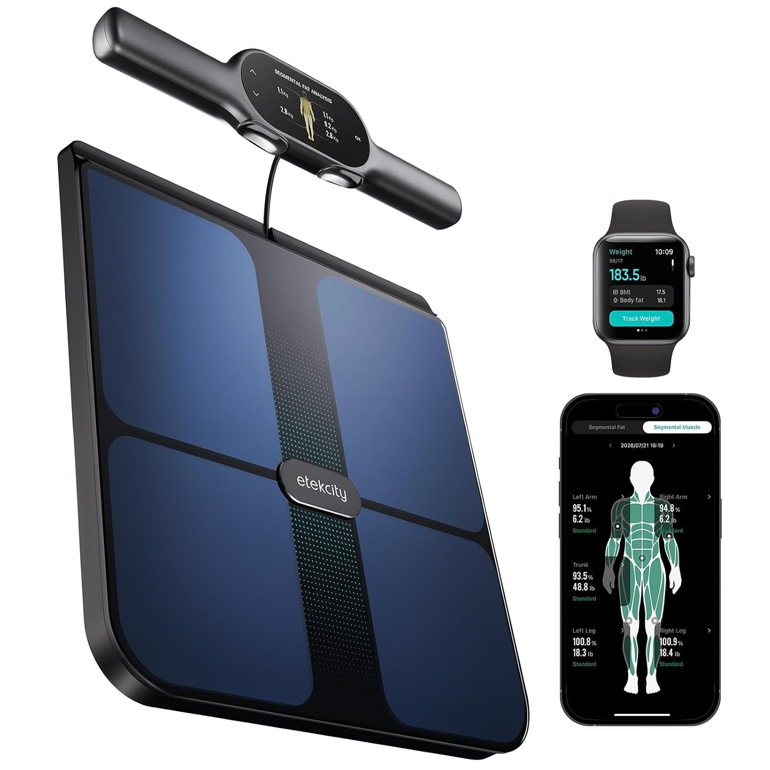 Etekcity WiFi 8-Electrode Smart Scale for Body Weight and Fat