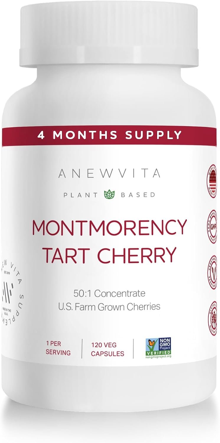 Tart Cherry Extract, CherryPURE 50:1 Concentrate, 120 Capsules