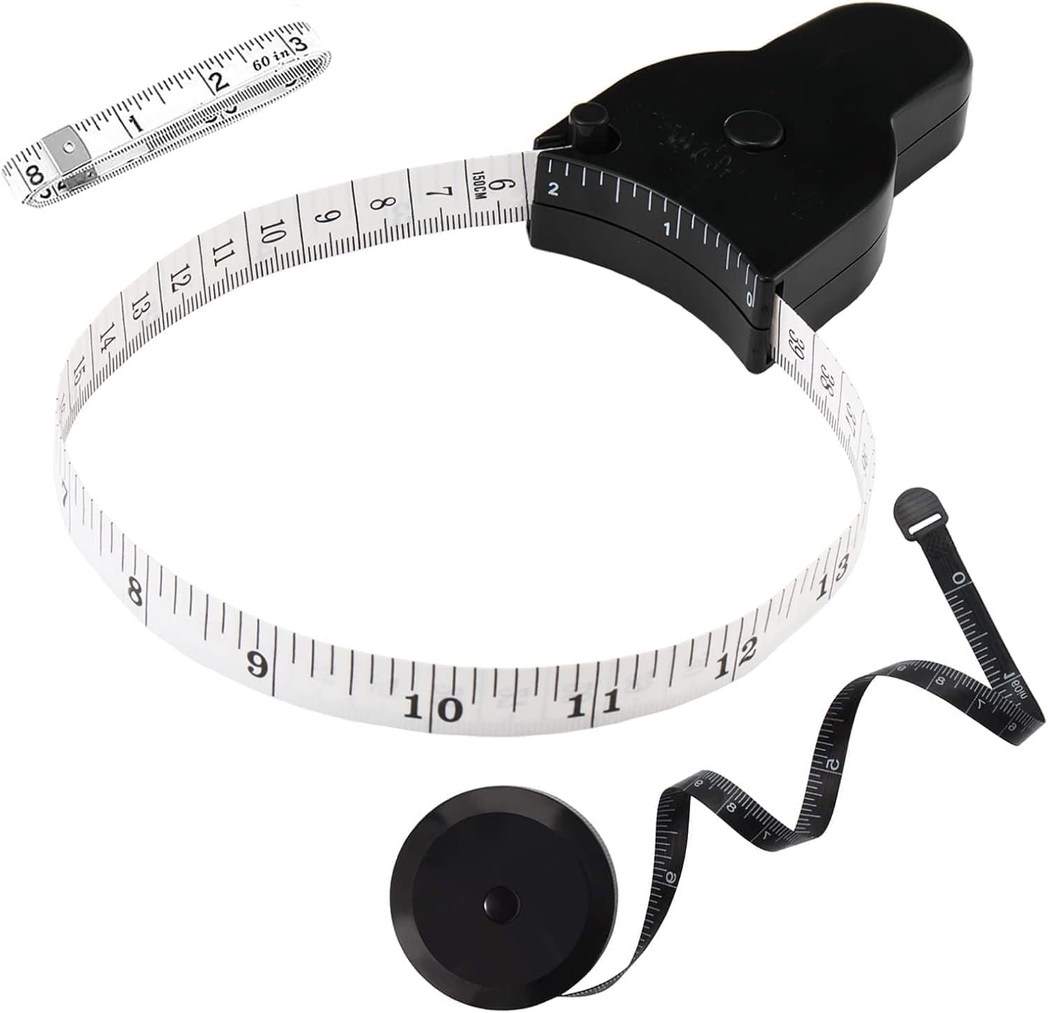 3 PCS Tape Measure Measuring Tape for Body Fabric Sewing 60″/150cm