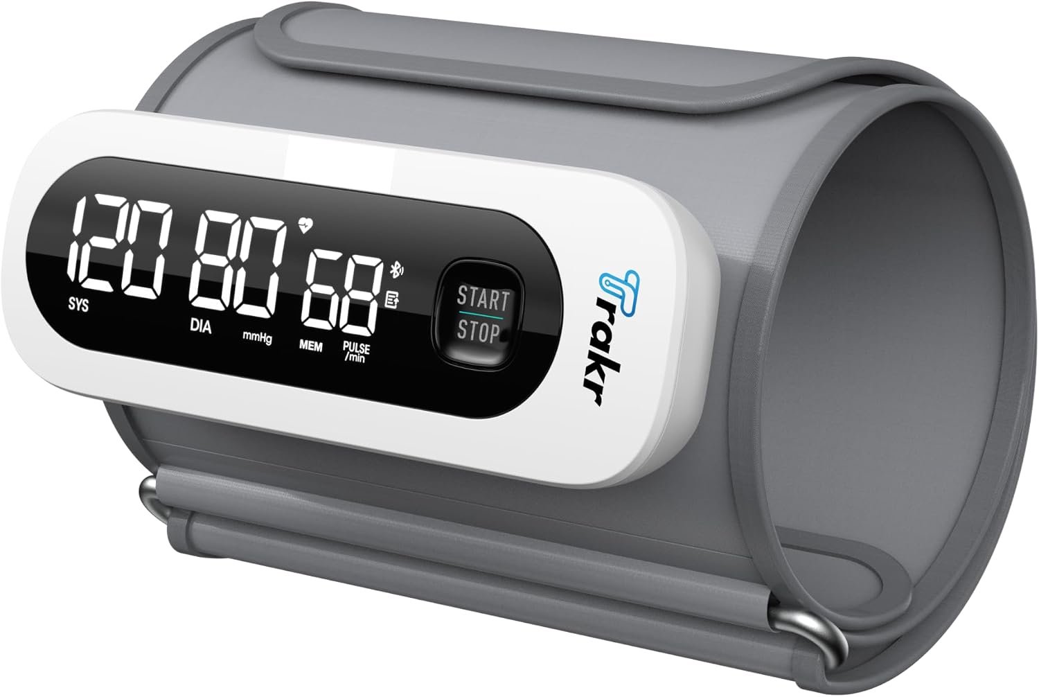 Trakr – Smart Blood Pressure Monitor with App – Rechargeable – Wireless – Bluetooth