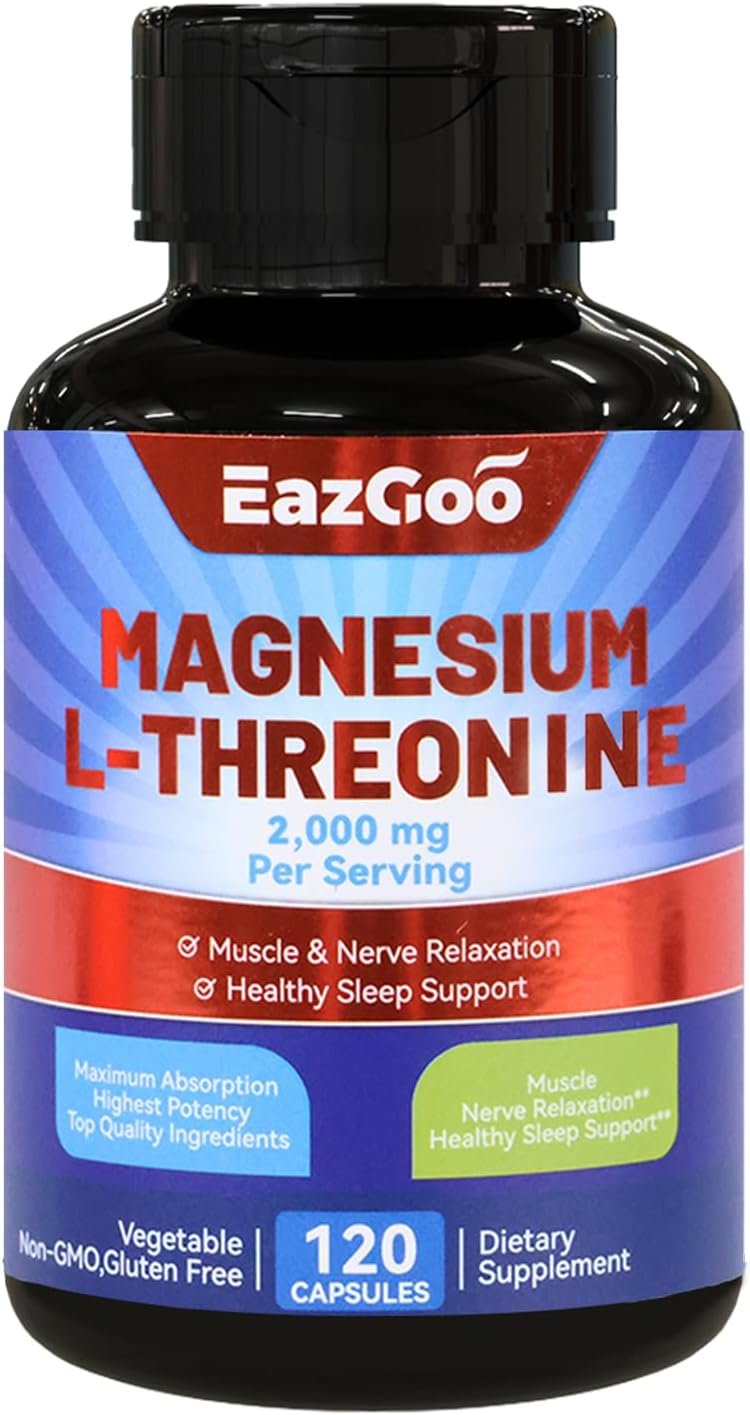 Magnesium L-Threonine Supplement 2000mg, Mineral Magnesium Supplement