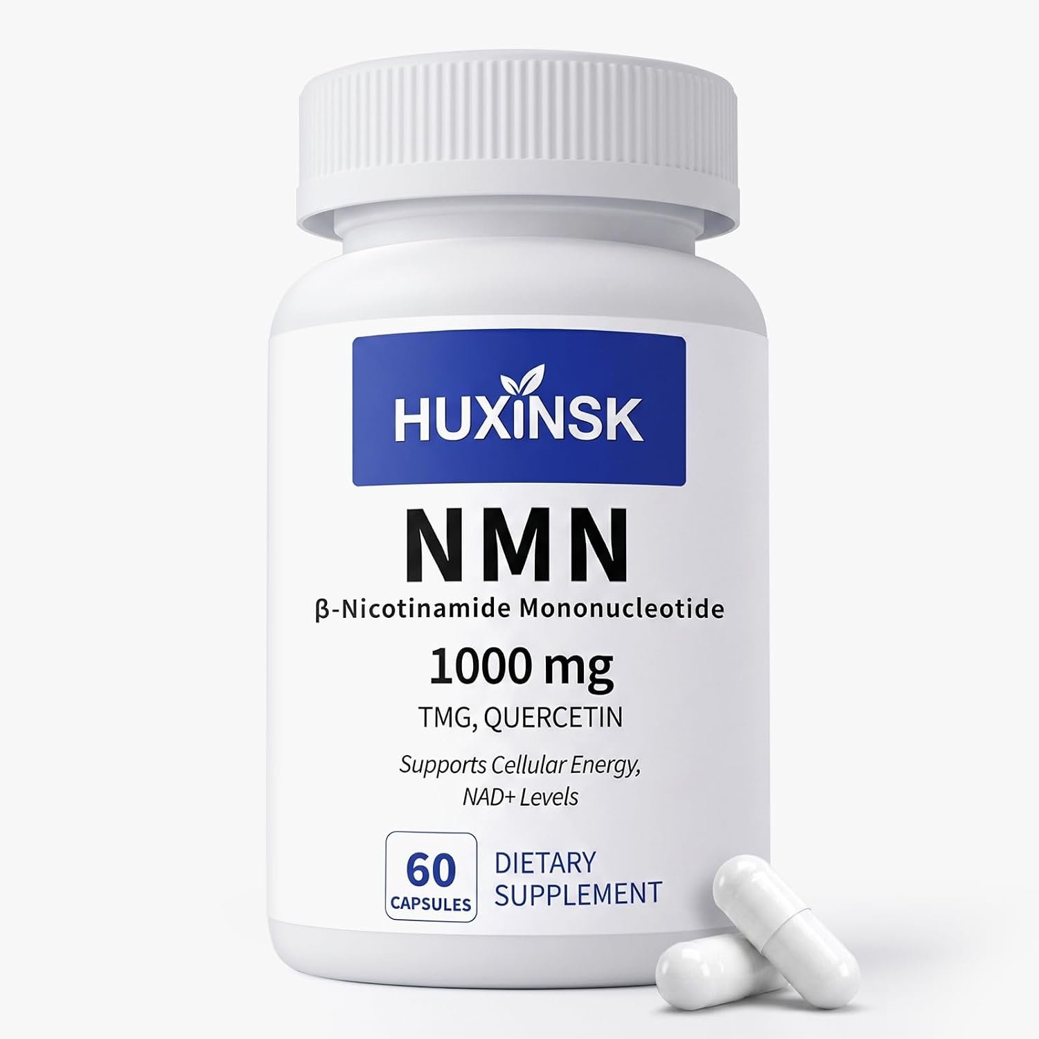 NMN Supplement 1000mg, 4-in-1 Liposomal NMN for NAD+ Supplement 60 Capsules