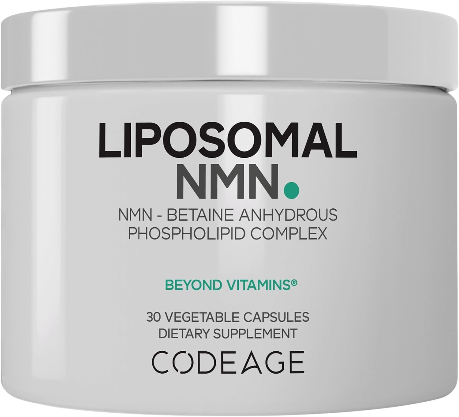 Codeage Liposomal NMN & TMG, NAD+ Precursor, NSF, 30 Capsules
