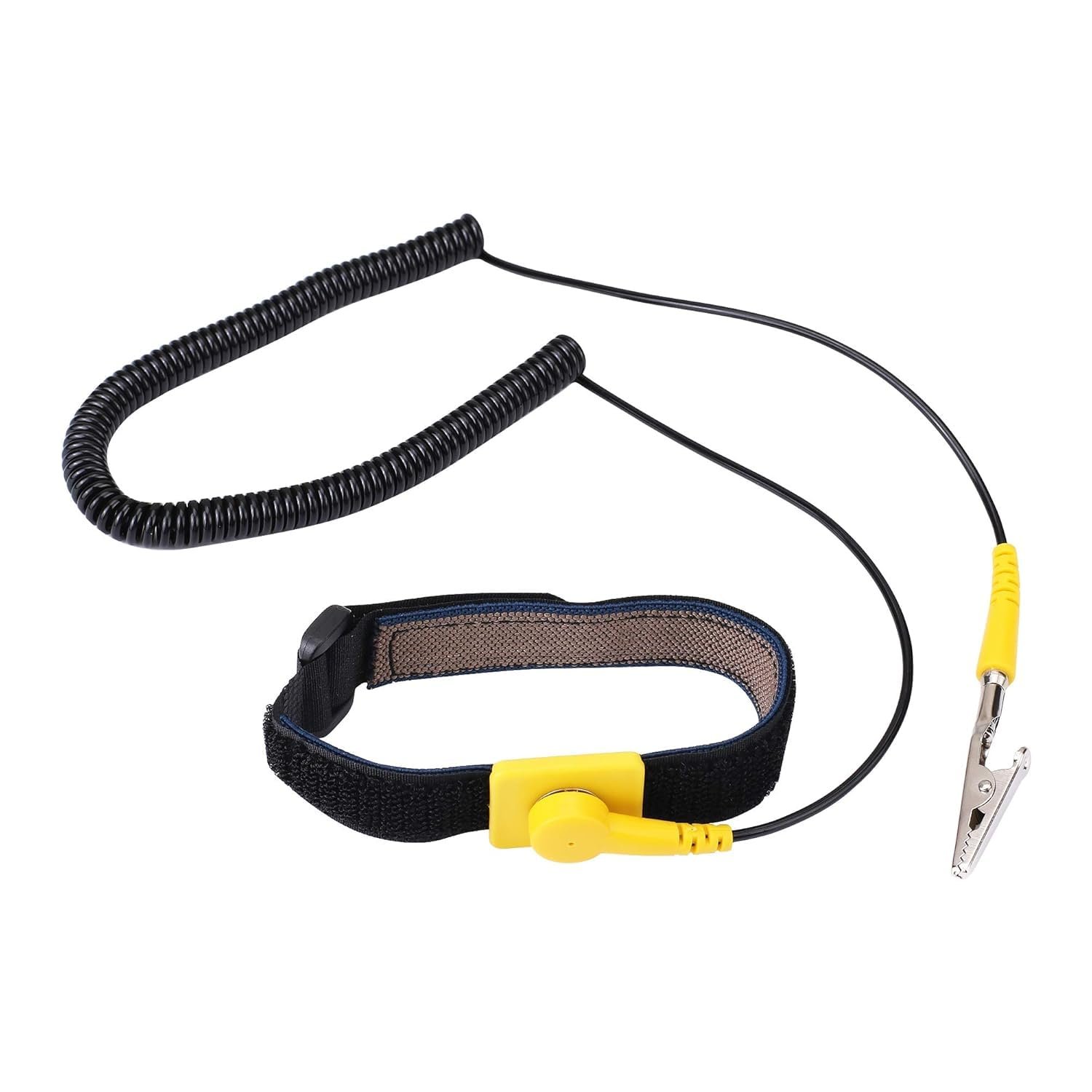 Anti Static Wrist Strap 11″ Grounding Bracelet with Alligator Clip