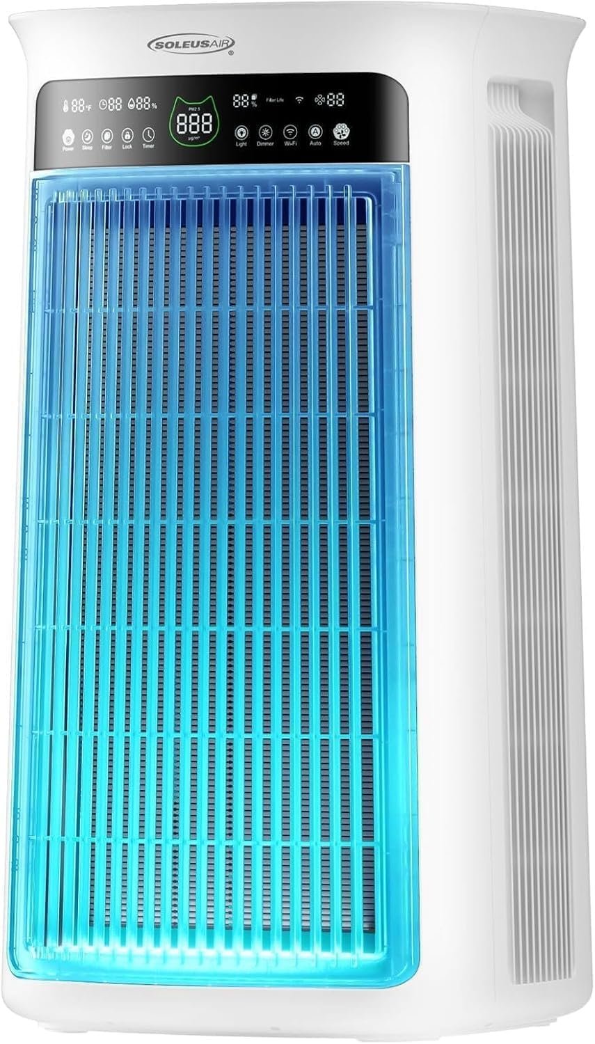 Air Purifiers for Home Large Rooms, Pet Hair and Dust, with HEPA Filter