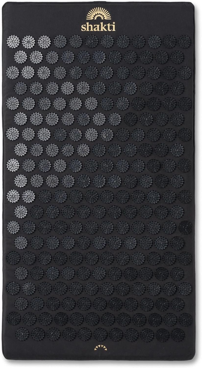 ShaktiMat Acupressure Mat for Tension Release, Premium Level 1 Black
