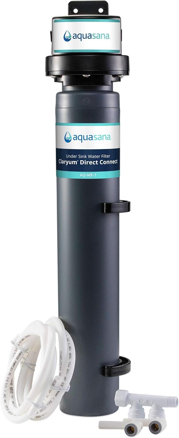 Aquasana Water Filter for Sink Faucet | Claryum Direct Connect | AQ-MF-1