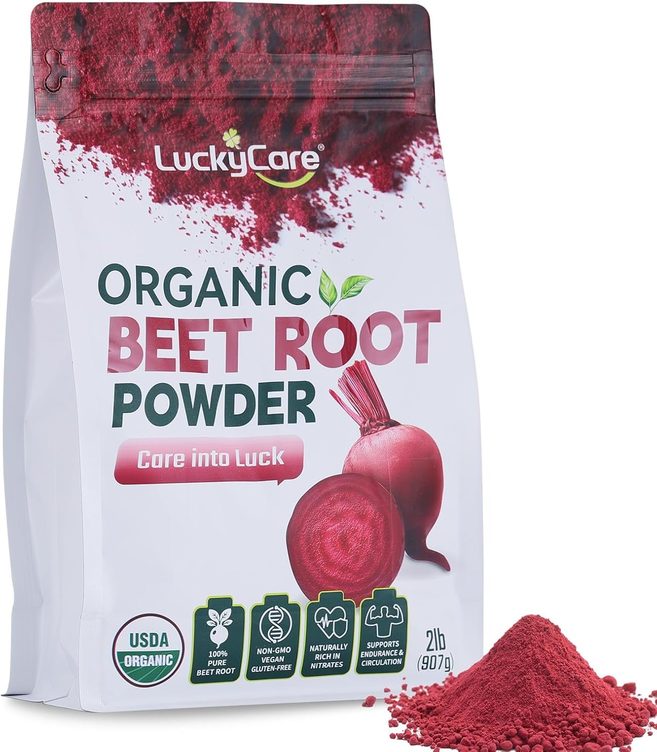 Organic Raw Beet Root Powder 2lb,Cold Pressed