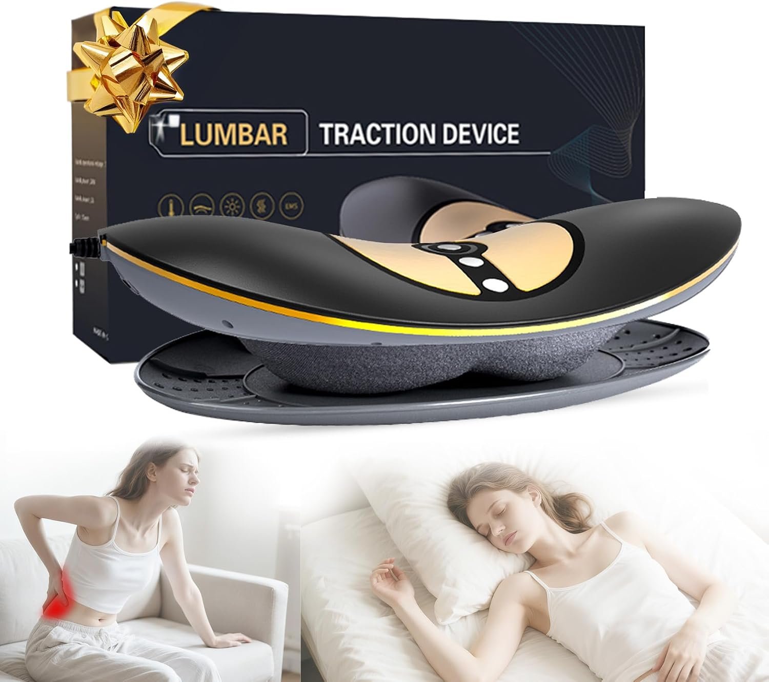 Electric Lumbar Traction Device for Decompression ＆ Sciatica