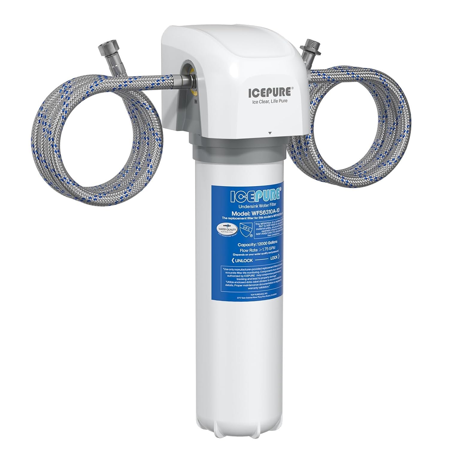 ICEPURE WFS6310A Under-Sink Water Filter System
