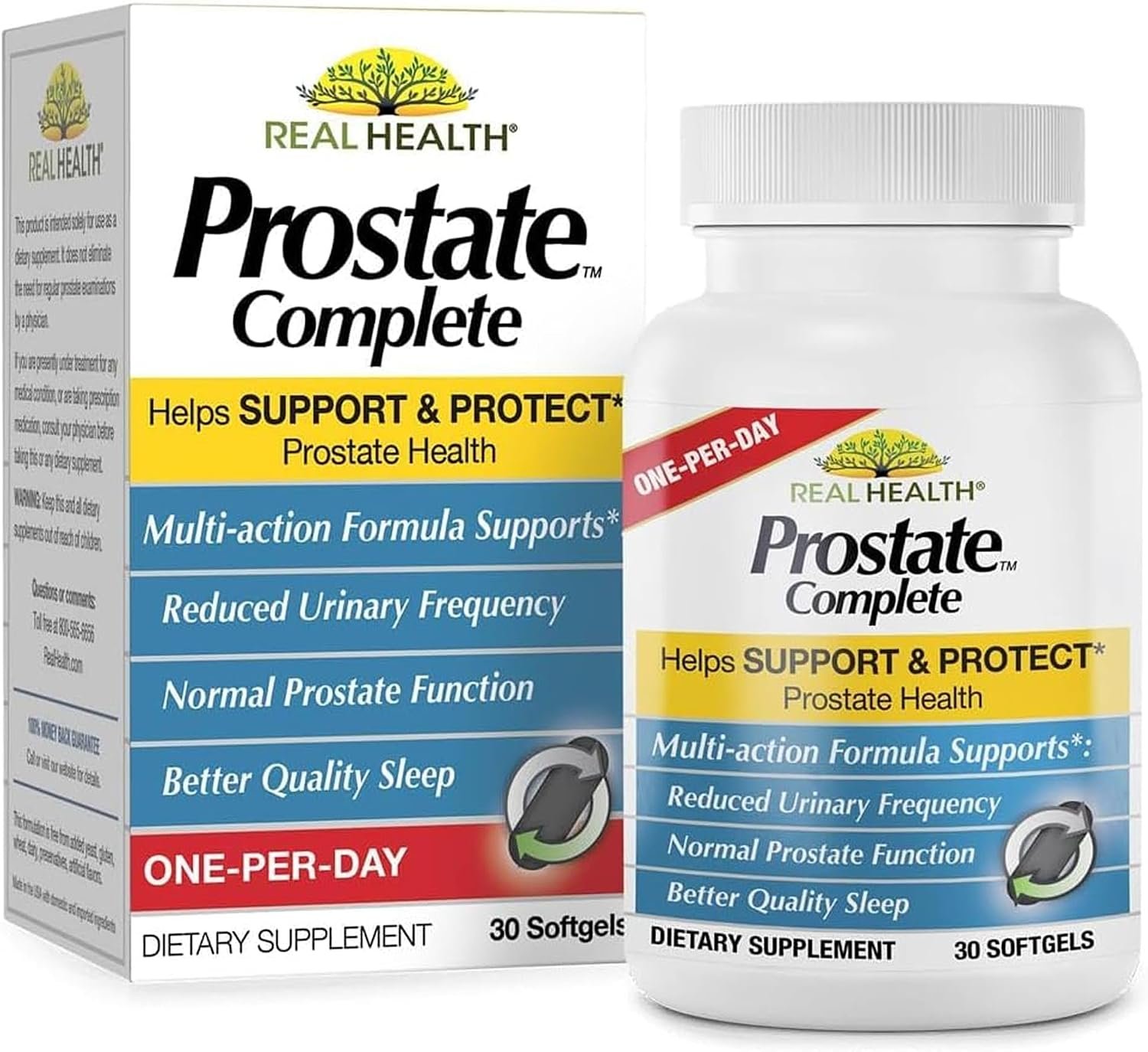 Real Health Prostate Complete, Saw Palmetto Formula – 30 Count