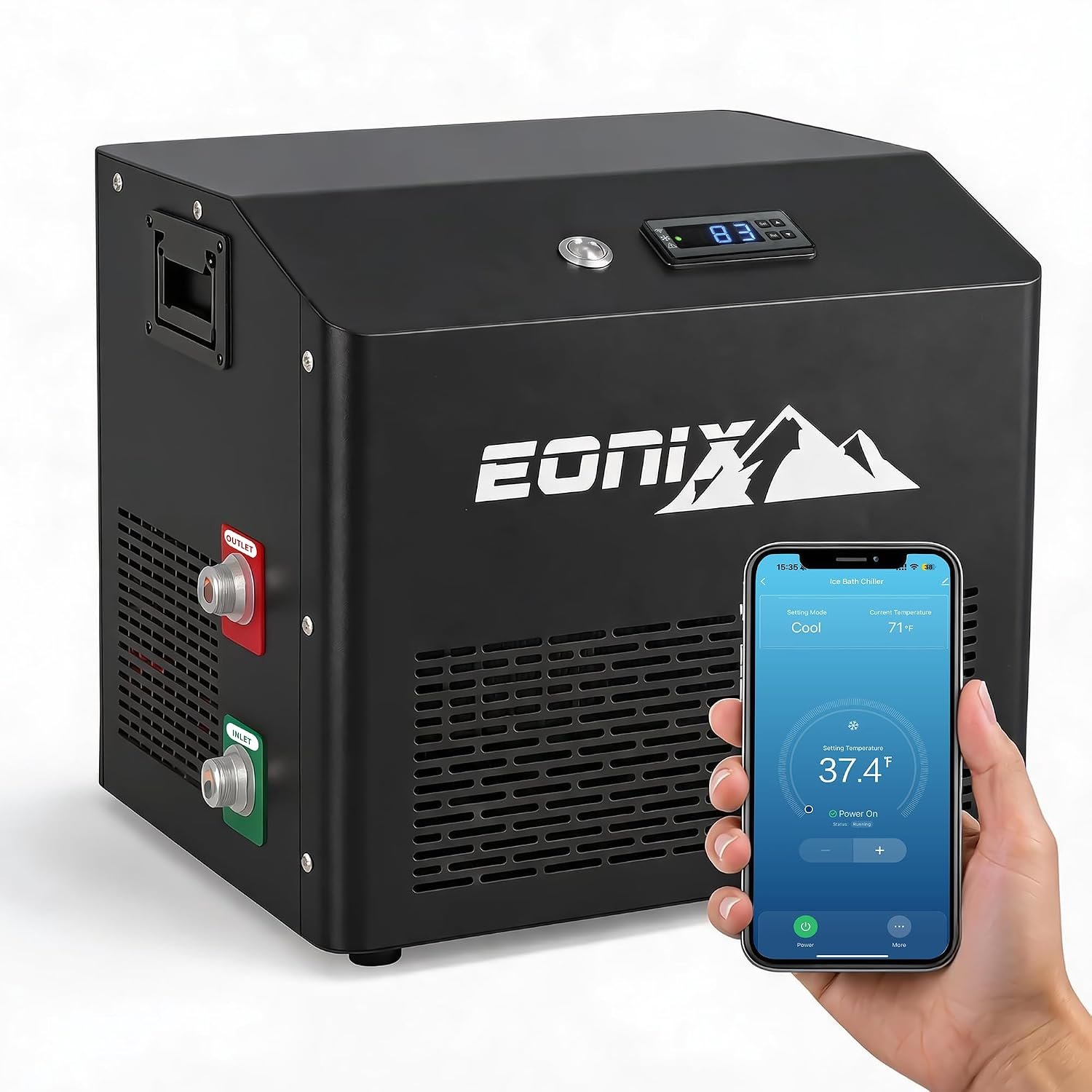 EONIX 1/2 HP Cold Plunge Chiller for Ice Bath Tubs & Cold Therapy Recovery