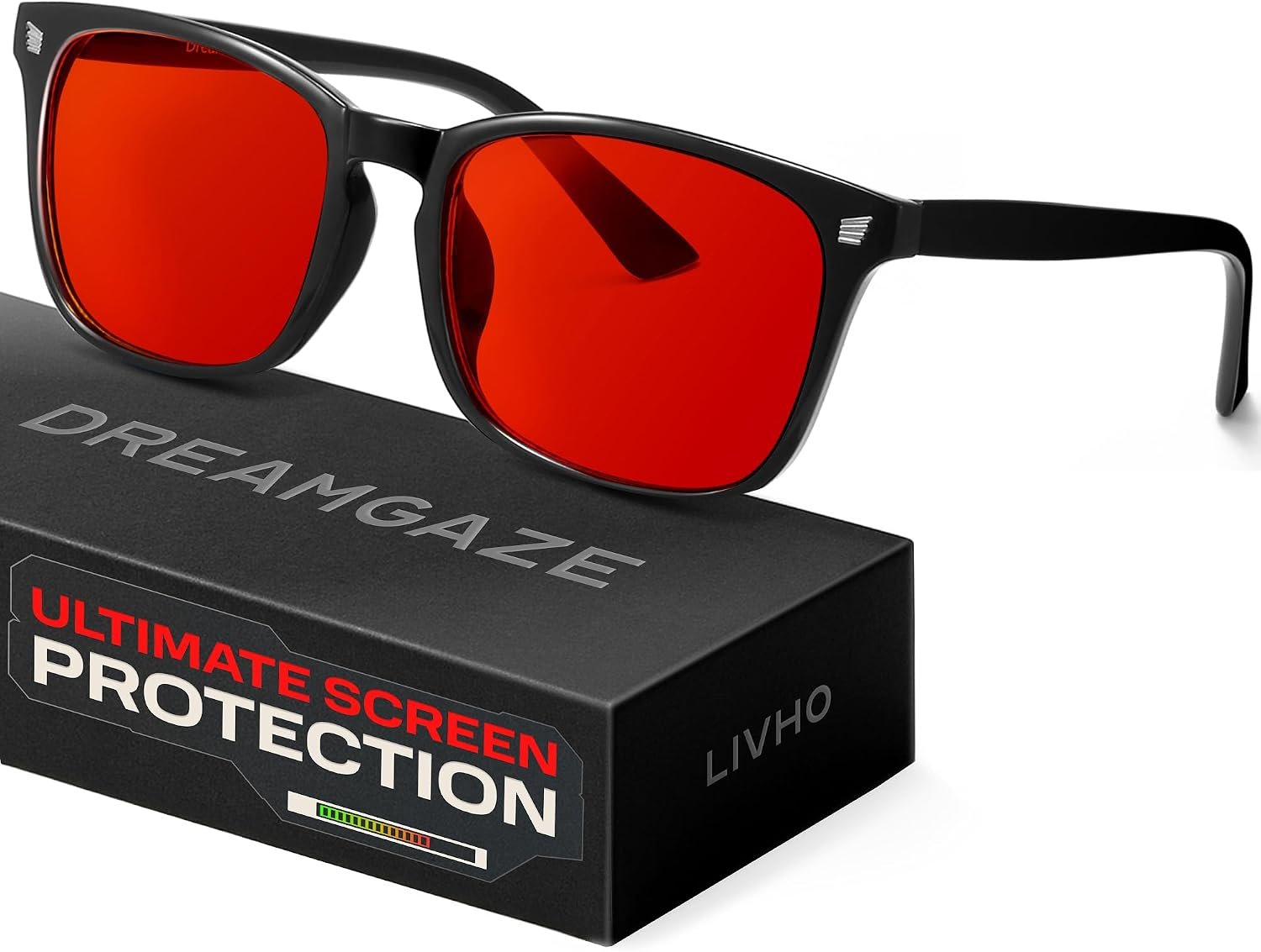 livho DreamGaze Blue Light Blocking Glasses for Better Sleep – Night Driving Premium Computer Blockers for Man and Woman