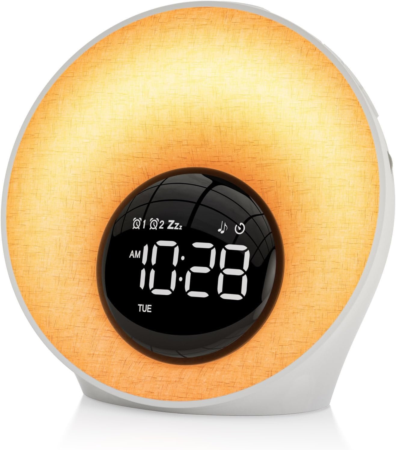 AFEXOA Sunrise Alarm Clock with Wake Up Light & White Noise Machine