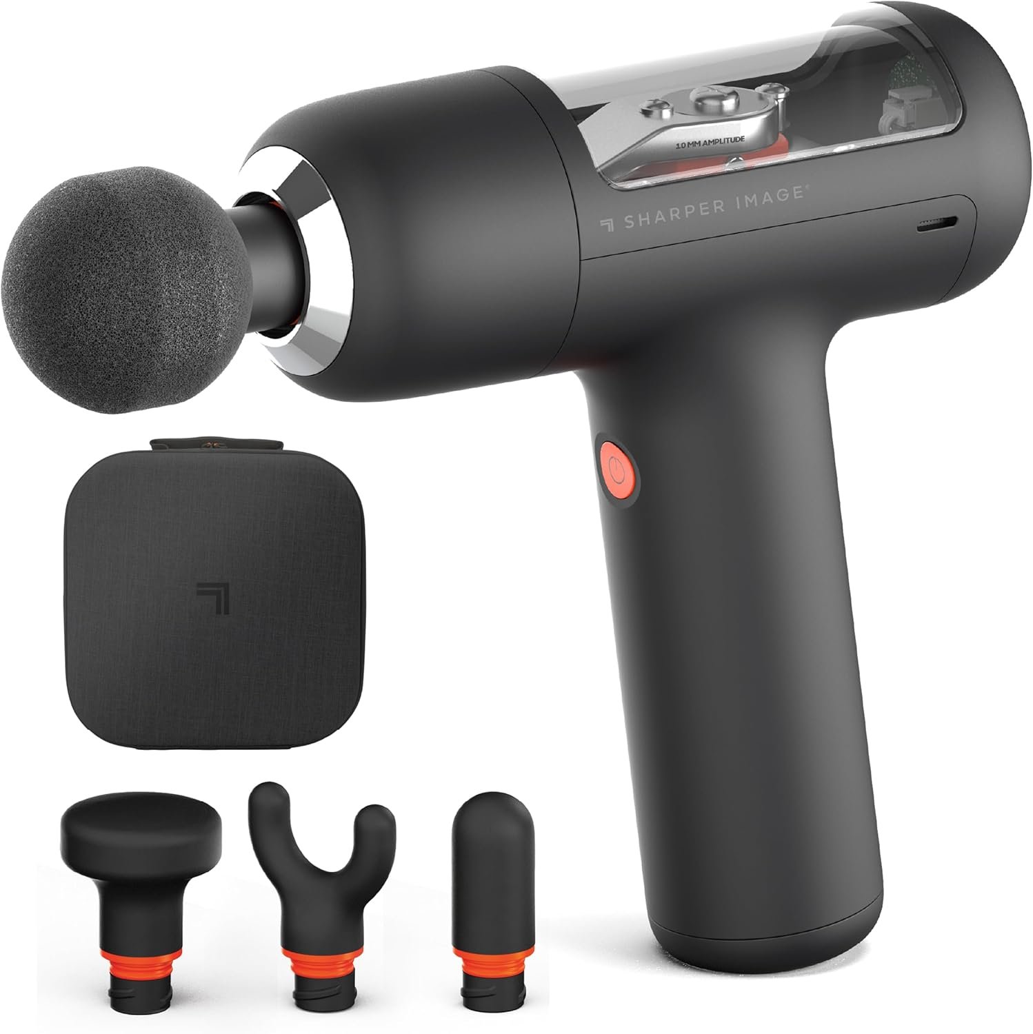 Sharper Image Powerboost Circuit Premium Deep Tissue Percussion Massage Gun
