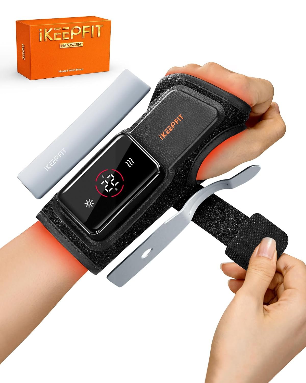 Heated Wrist Brace for Pain Relief, Carpal Tunnel Arthritis, FSA Gift HSA