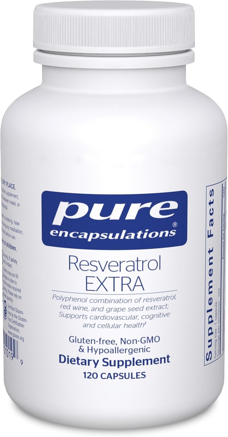 Pure Encapsulations Resveratrol Extra, 120 Capsules