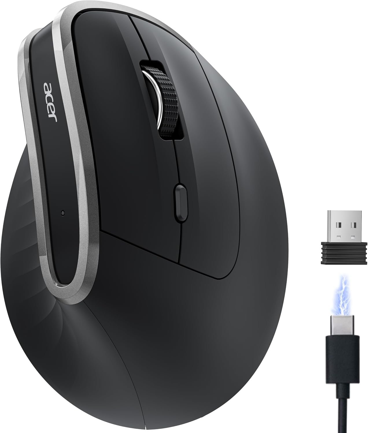 Acer Ergonomic Mouse Wireless, Vertical Computer Mouse for Laptop, PC