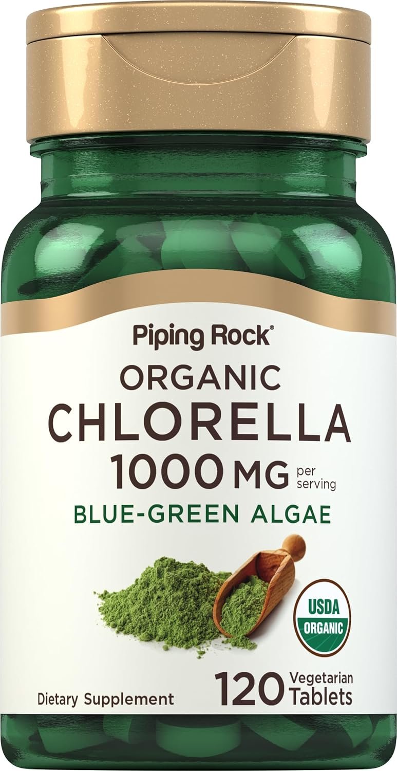 Piping Rock Chlorella | 1000mg | 120 Tablets