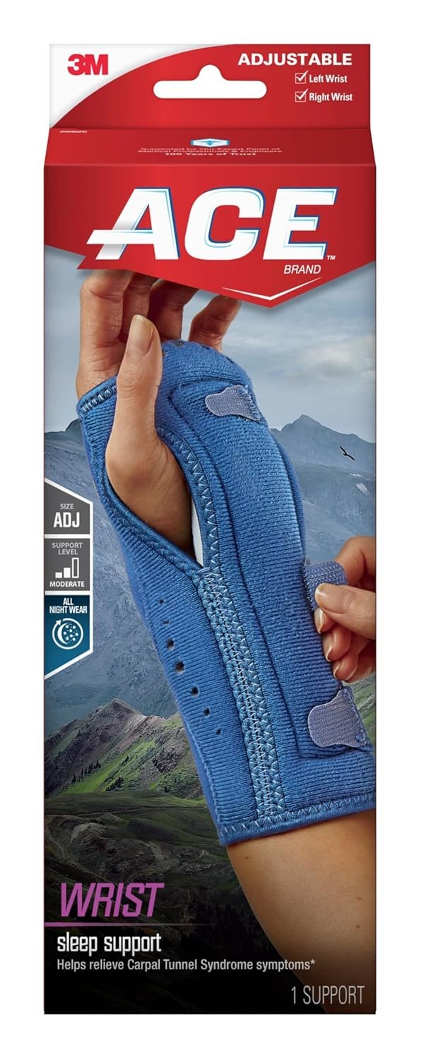ACE Brand Night Wrist Sleep Support, Adjustable