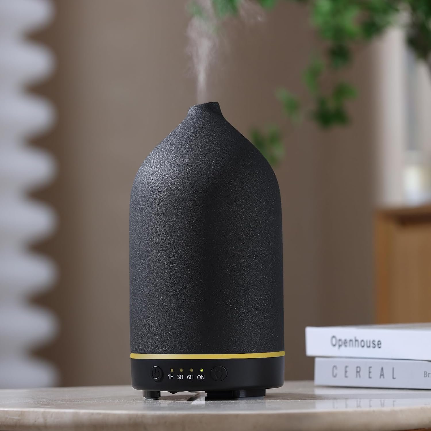 Gooamp 200ML Ceramic Essential Oil Diffuser for Home, Stone Diffuser