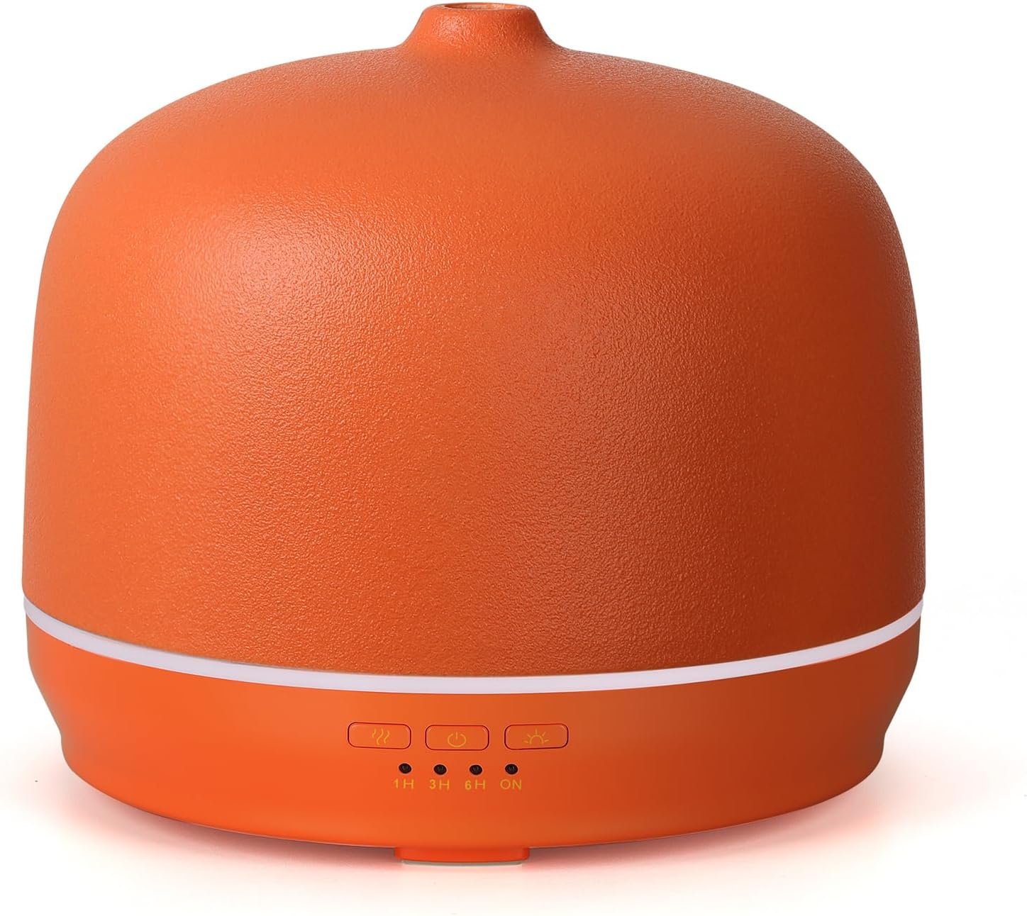 Ceramic Essential Oil Diffusers for Home Large Room, 500ml Aromatherapy Scent Air Diffuser Bedroom Ultrasonic Aroma Defusers with Timed -Orange