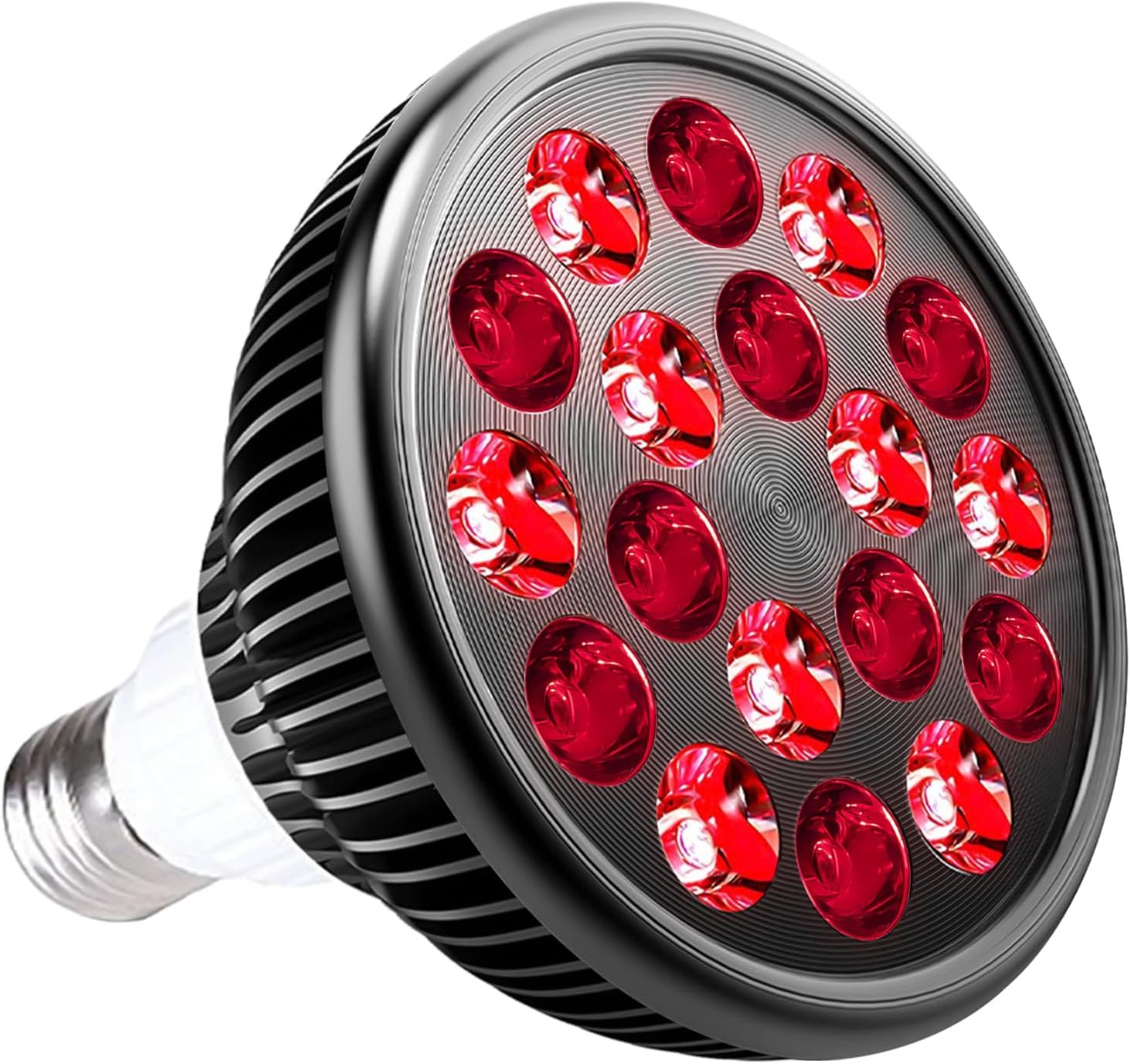 wolezek Red Light Therapy Bulb, 660nm Red and 850nm Near Infrared LED