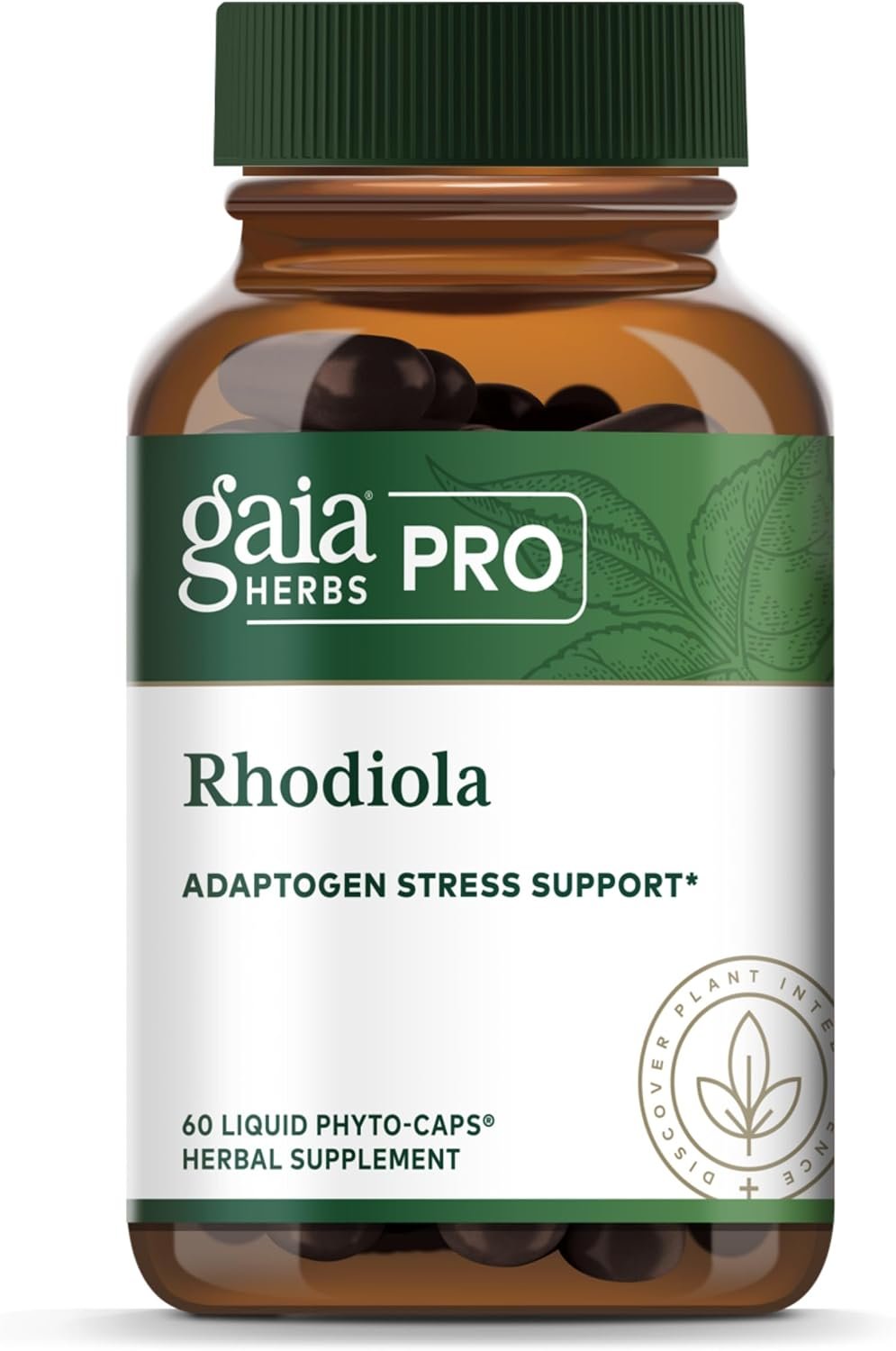 Gaia Herbs PRO Rhodiola, 60 Vegan Capsules, 60 Servings