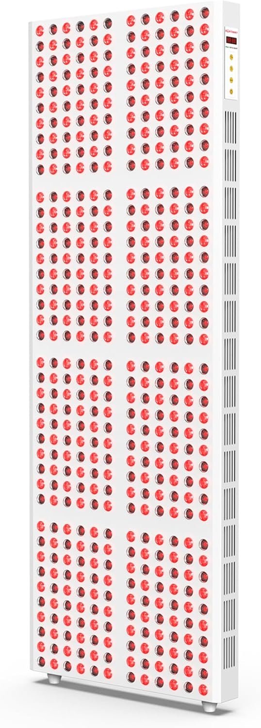 BONTANNY Red Light Therapy, Full Body Red Near Infrared Light 660nm 850nm with 480 Dual Chip Clinical Grade LEDs & Timer, High Power Panel for Anti-Aging, Pain Relief, 800W (Stand Sold Separately)