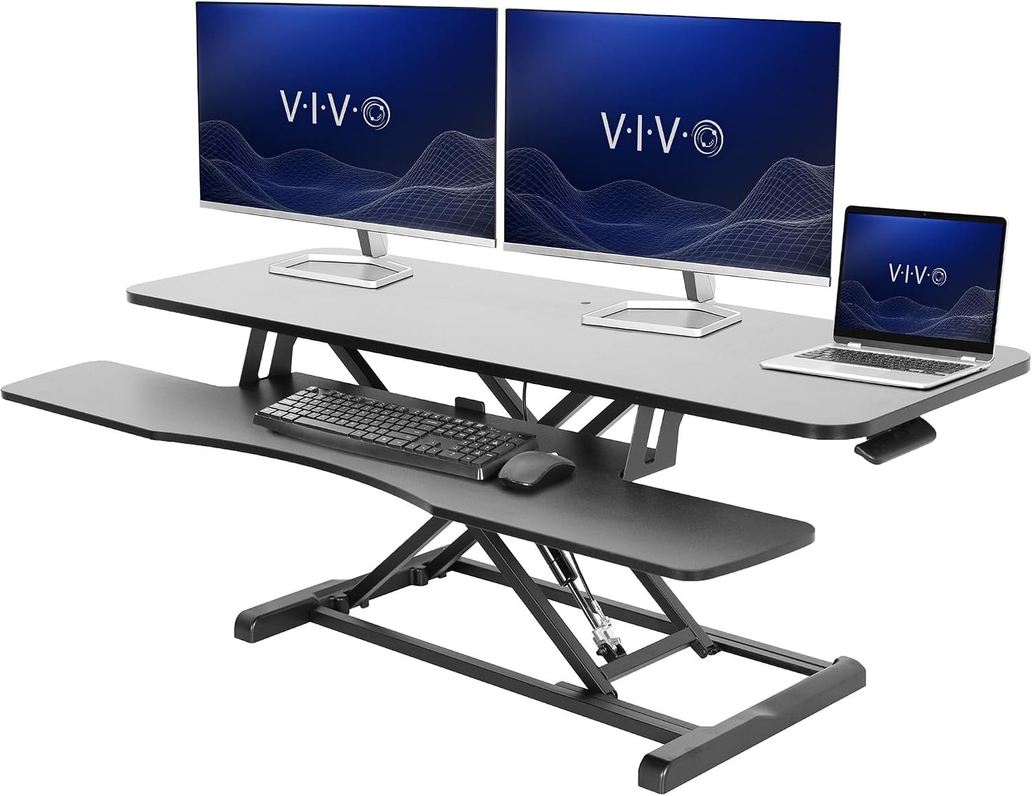 VIVO Black 48 in Standing Desk Converter, DESK-V048KB