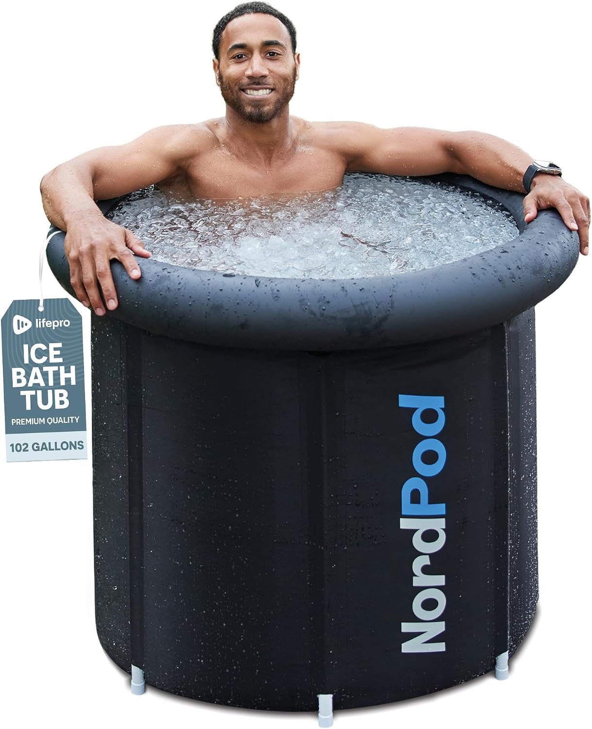 Lifepro NordPod Ice Bath Tub Portable Cold Plunge Water Therapy Pool