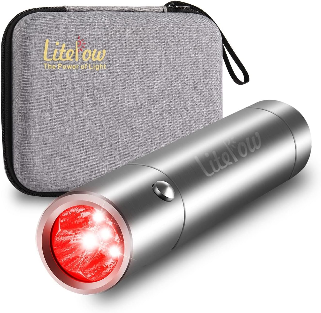 Red Light Therapy for Face and Body Use, Red Light Therapy Device for Joint and Muscle Pain Relief, Handheld LED Infrared Light Therapy Device Improve Face Skin, Neck Back Pain Relief -5 Wavelengths