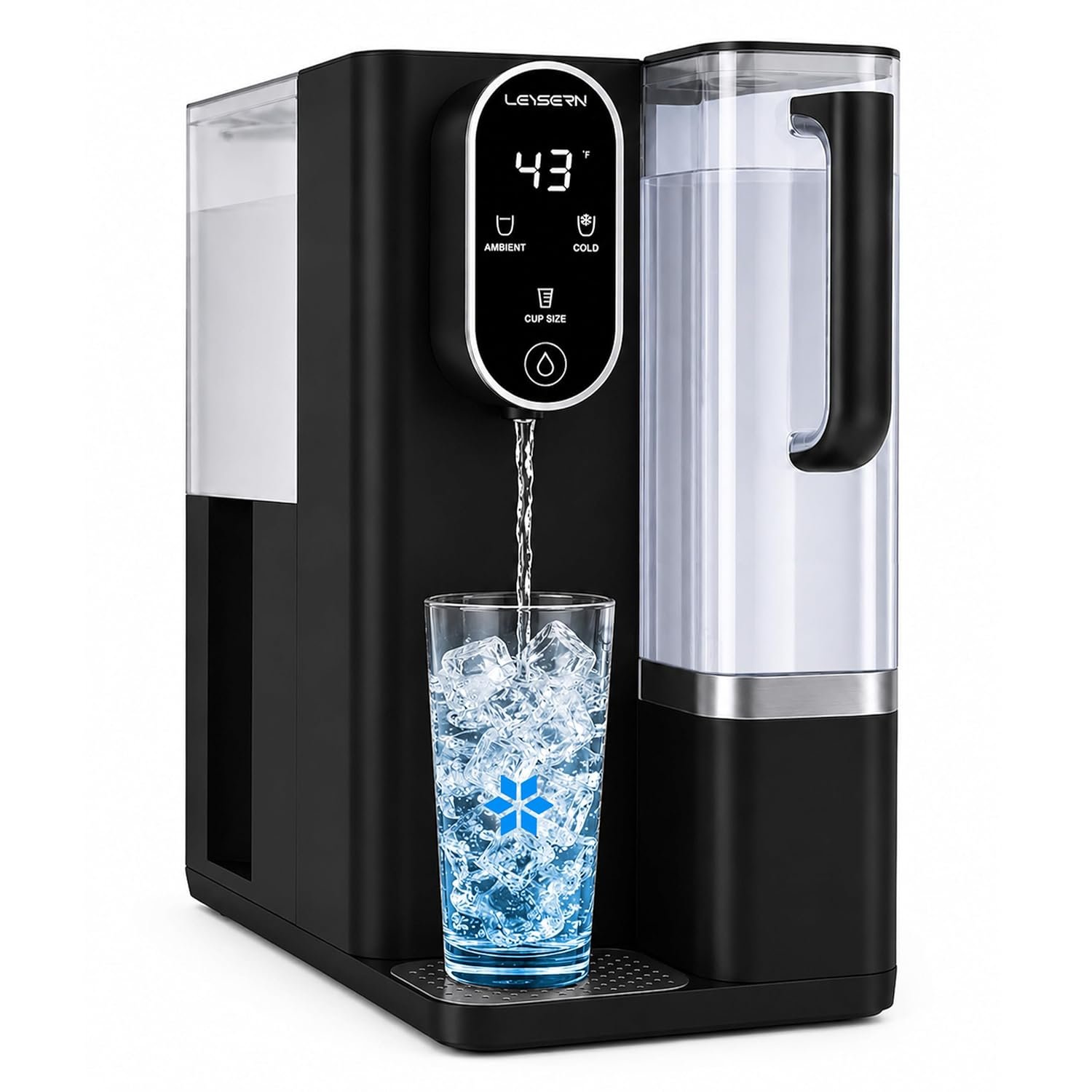 Leysern Cold Countertop Reverse Osmosis Water Filter, No Installation