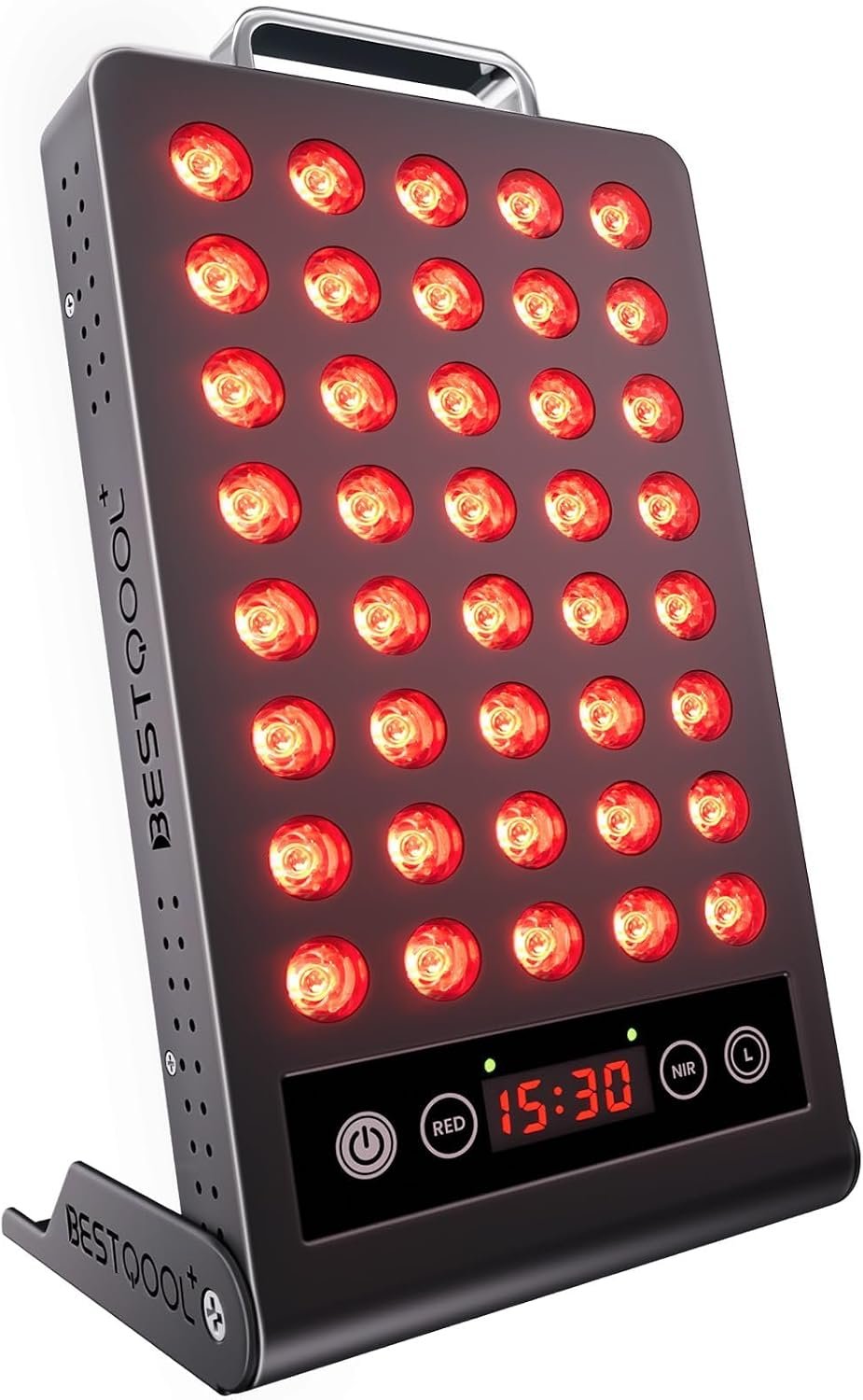 BestQool Red Light Therapy Panel, 660nm 850nm Red and NIR for Face, 50W