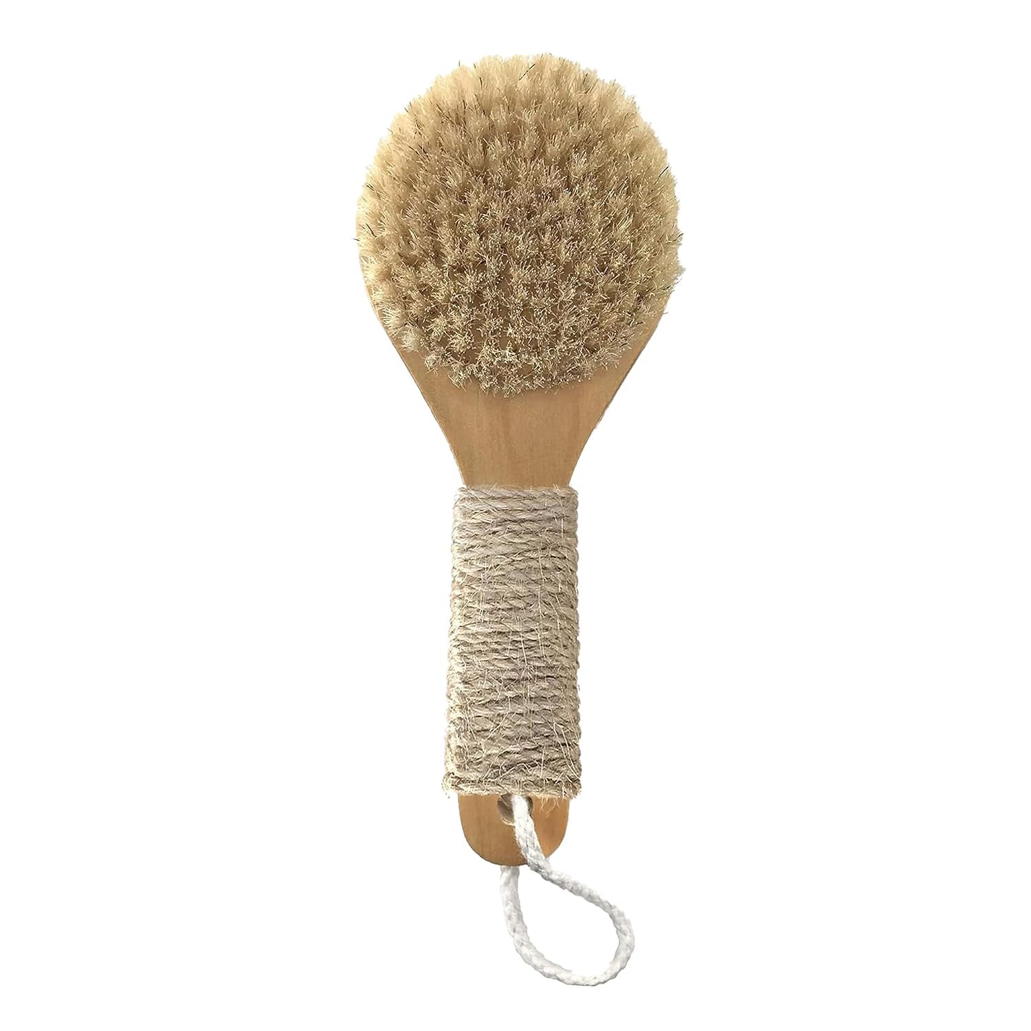 Esker Dry Brush | Lymphatic Drainage Massager and Exfoliating Body Scrubber | Body Scrubber Exfoliator | Natural Bristles | Daily Shower and Bath Ritual