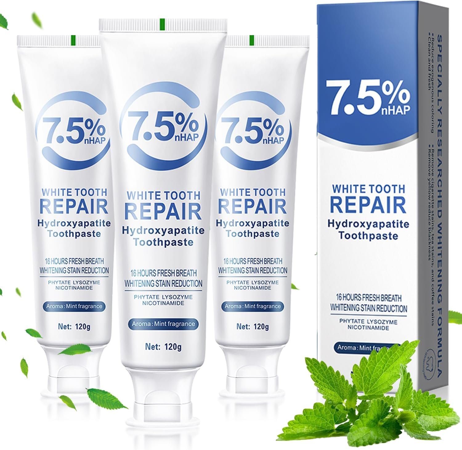 Hydroxyapatite Toothpaste 3 Pack
