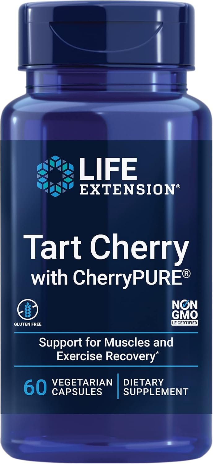 Life Extension Tart Cherry with CherryPURE, 60 Capsules