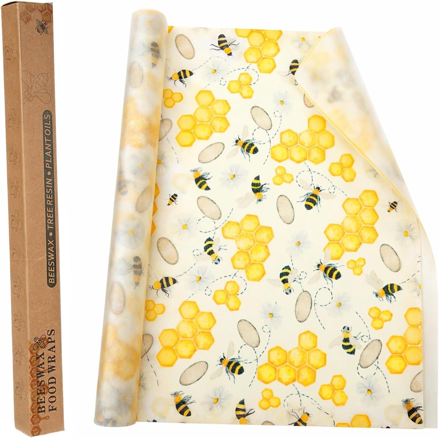 Beeswax Wrap for Bread Bee Wax Paper Beeswax Paper Sheet for Food