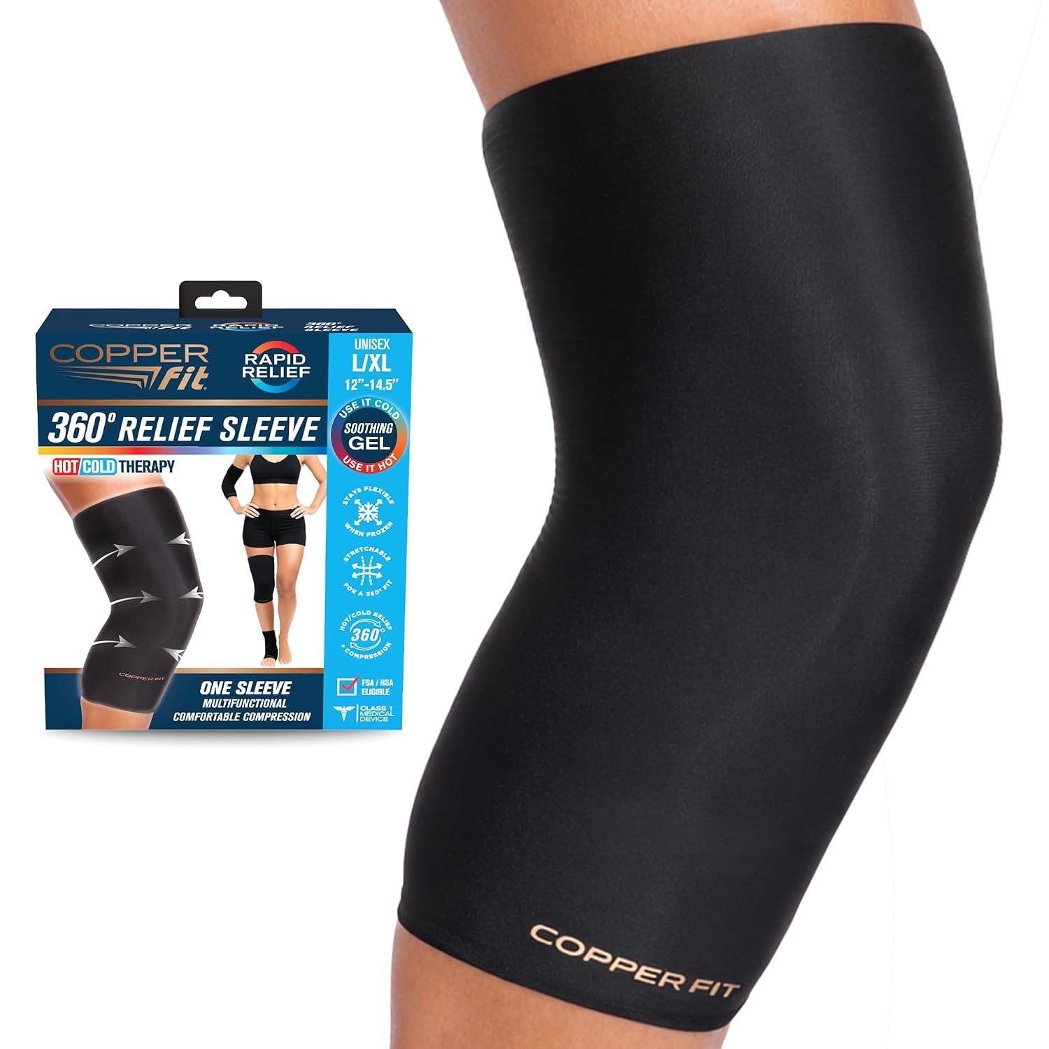 Copper Fit 360 Freeze Compression Sleeve (Small/Medium)