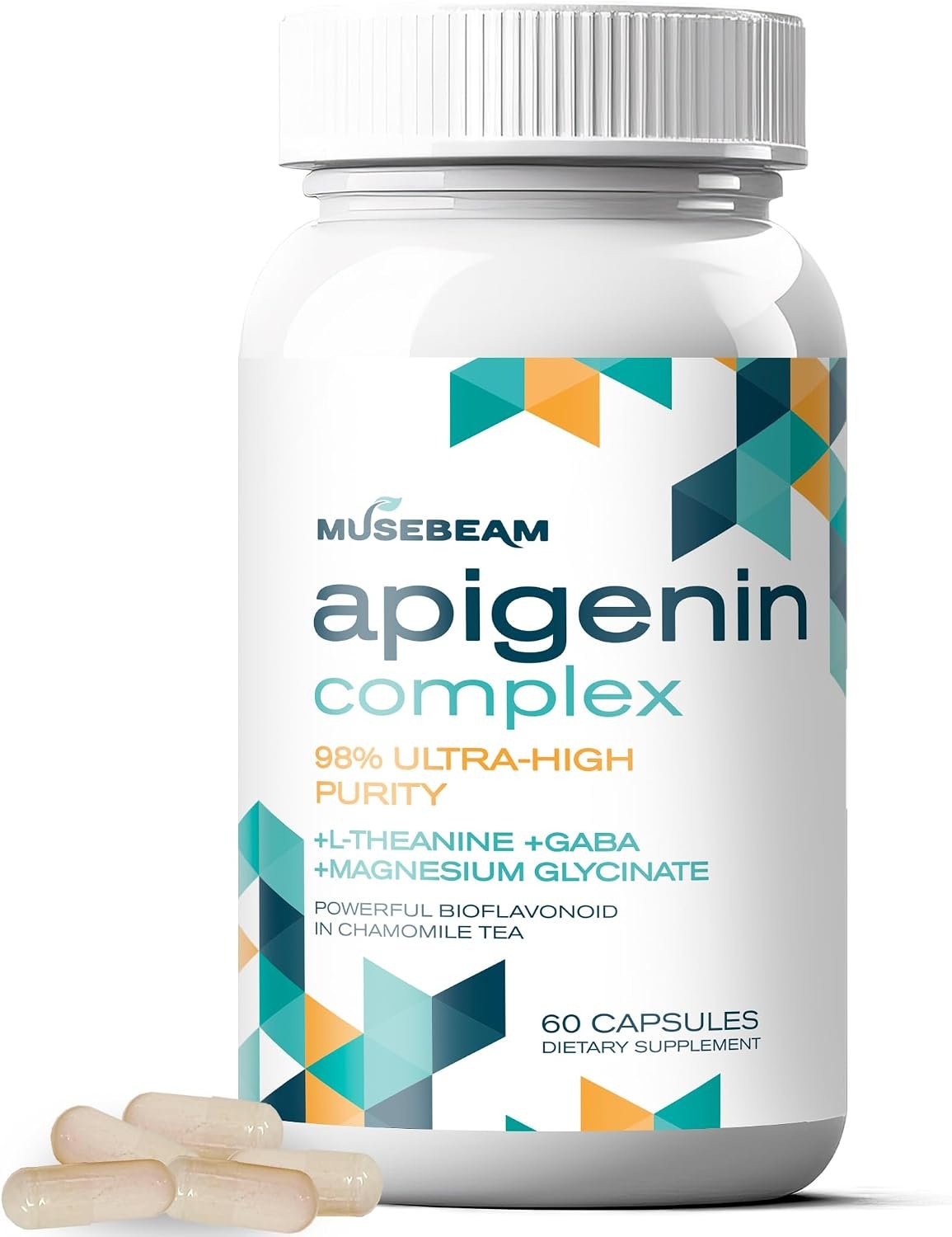 musebeam Apigenin Supplement for Rest and Relaxation Support