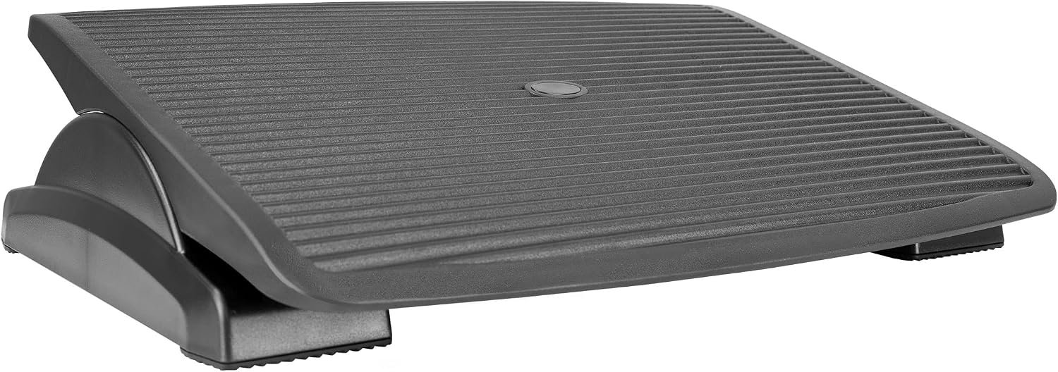 Mount-It! Foot Rest Under Desk, Large 17.5×13.5 in, 20° Tilt & Texture