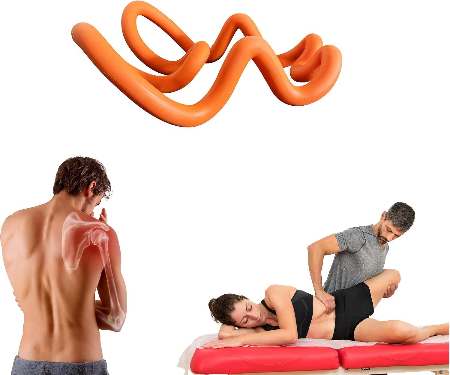 LittleMum Shoulder Deep Tissue Massager, Psoas Release Tool, Muscle Knots