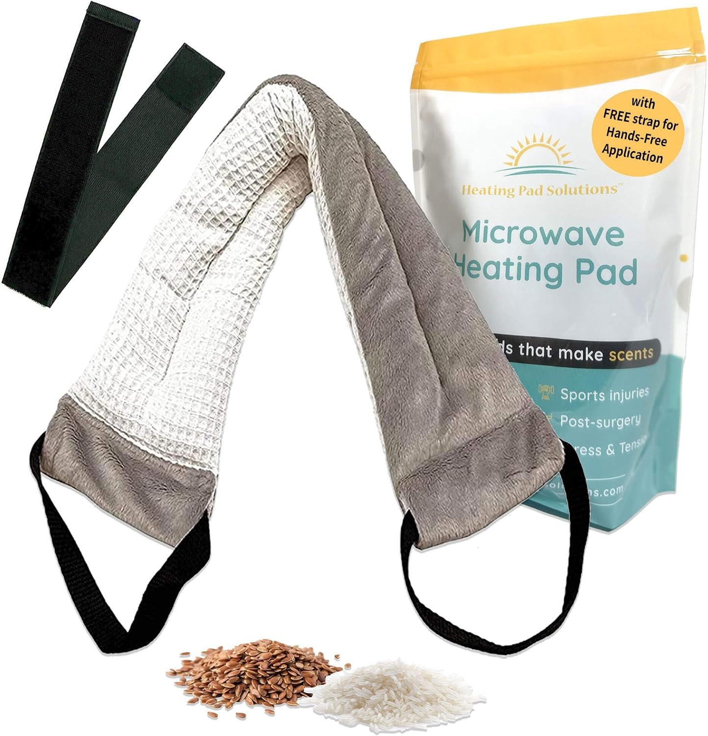 Versatile Heated Neck Wrap Microwavable – Neck Warmer Microwave Heating Pad for Shoulders, Sore Muscles – 22 Inches – 1 Pack