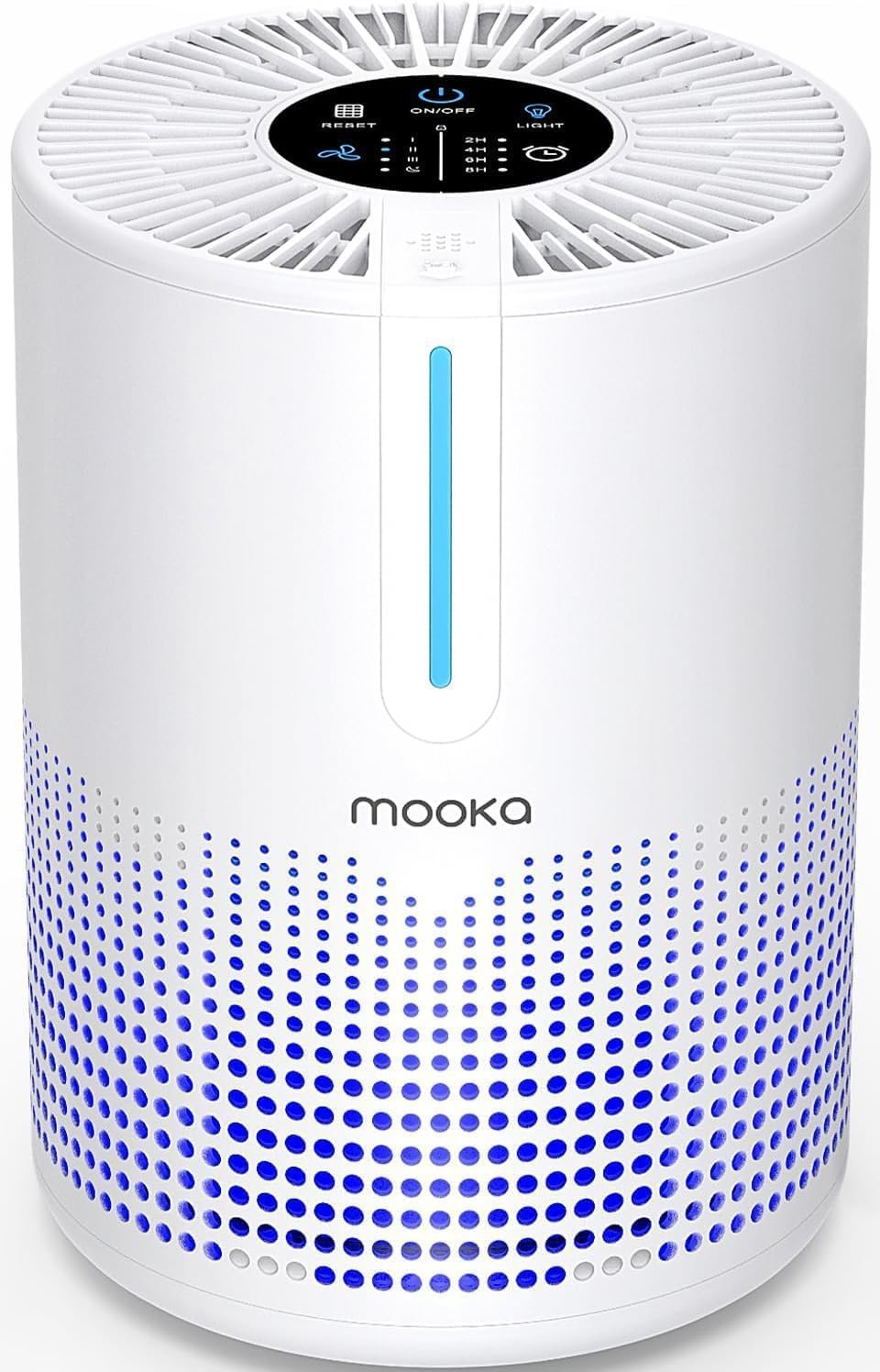 MOOKA Air Purifier for Bedroom Home Dorm 430 Ft², Compact HEPA Air Cleaner