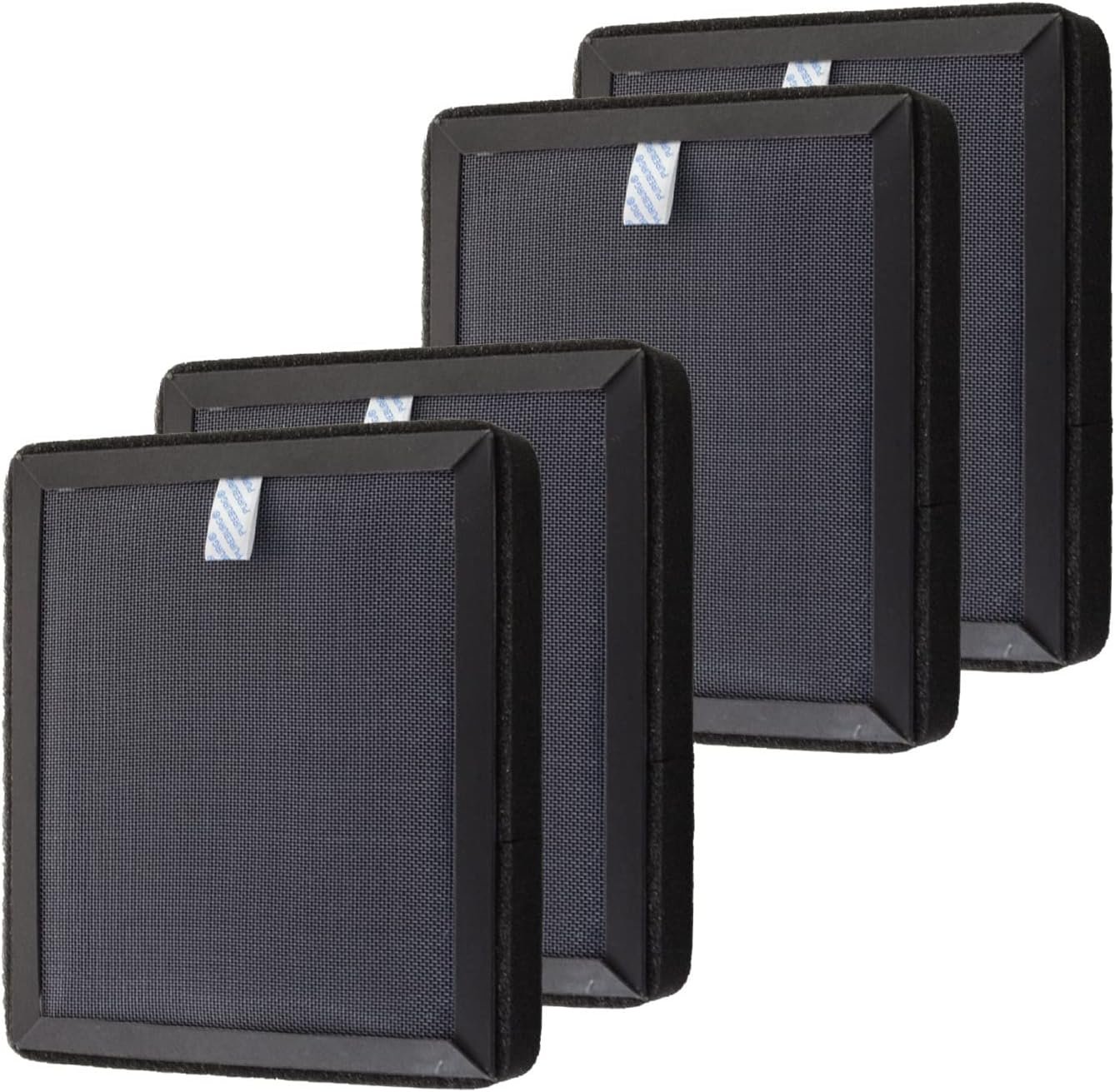 PUREBURG Replacement Filter Compatible with Purafide Air XP120 Desk & Countertop Air Purifier,2-Pack(4 Filters) H13 HEPA Activated Carbon For Air Clean Dust VOCs Odor