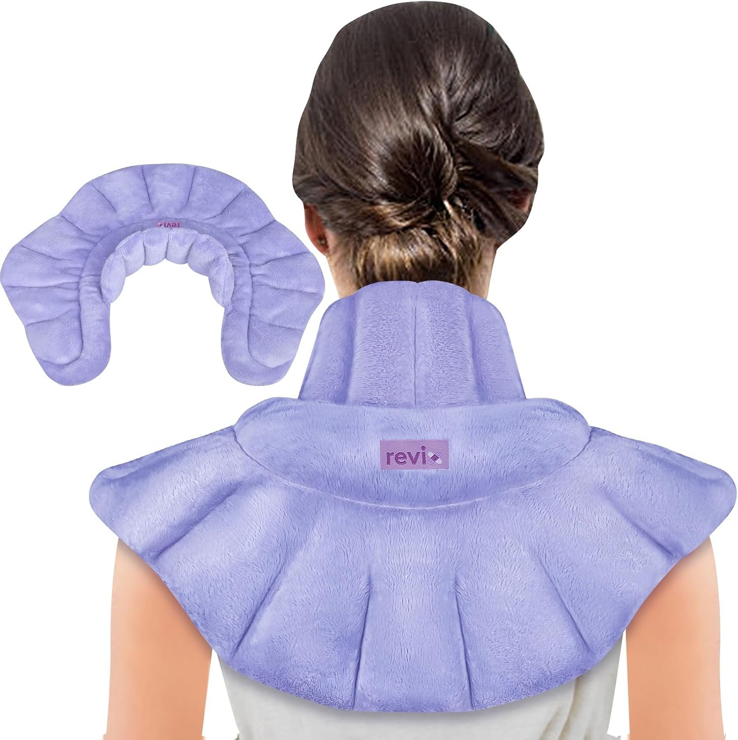 REVIX Microwave Heating Pad for Neck and Shoulder, Weighted Herbal Wrap