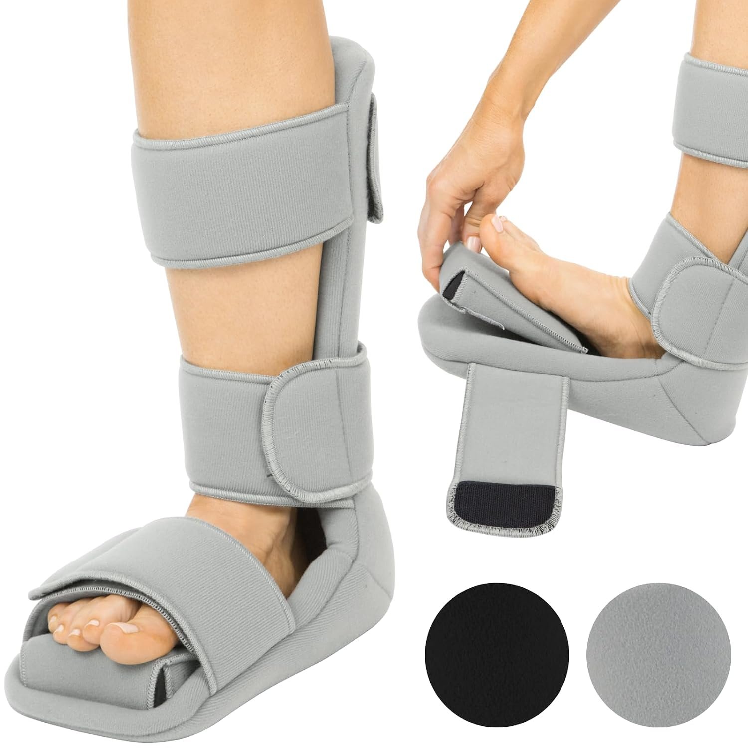 Vive Plantar Fasciitis Night Splint Plus Trigger Point Stretch Wedges